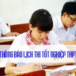 lich thi tot nghiep thpt nam 2017