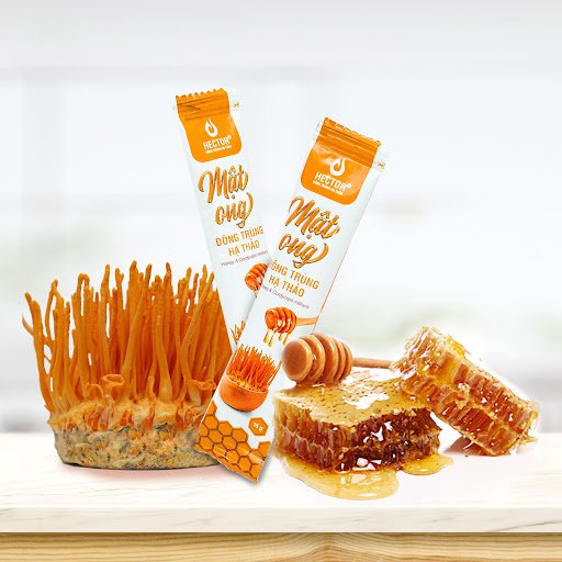 Mật ong ngâm đông trùng hạ thảo