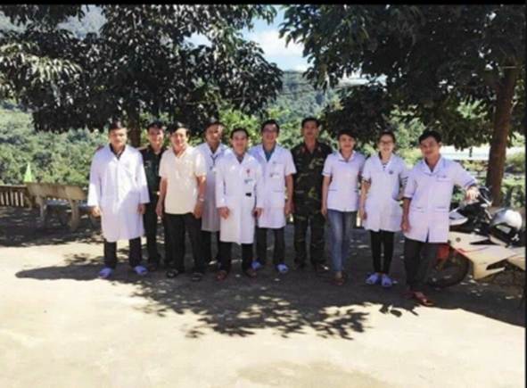 Đoàn khám tuyển NVQS trong Đoàn khám năm 2018 Tại Nam Trà My – Quảng Nam